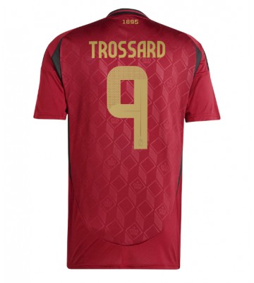 Belgien Leandro Trossard #9 Hjemmebanetrøje EM 2024 Kort ærmer